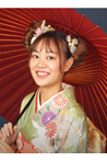 成人式(前撮り)明石魚住美容室